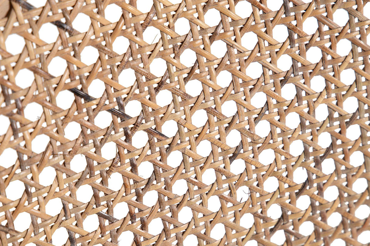 SILLA MEDALLON CON REJILLA PATAS MADERA 48x48x96CM