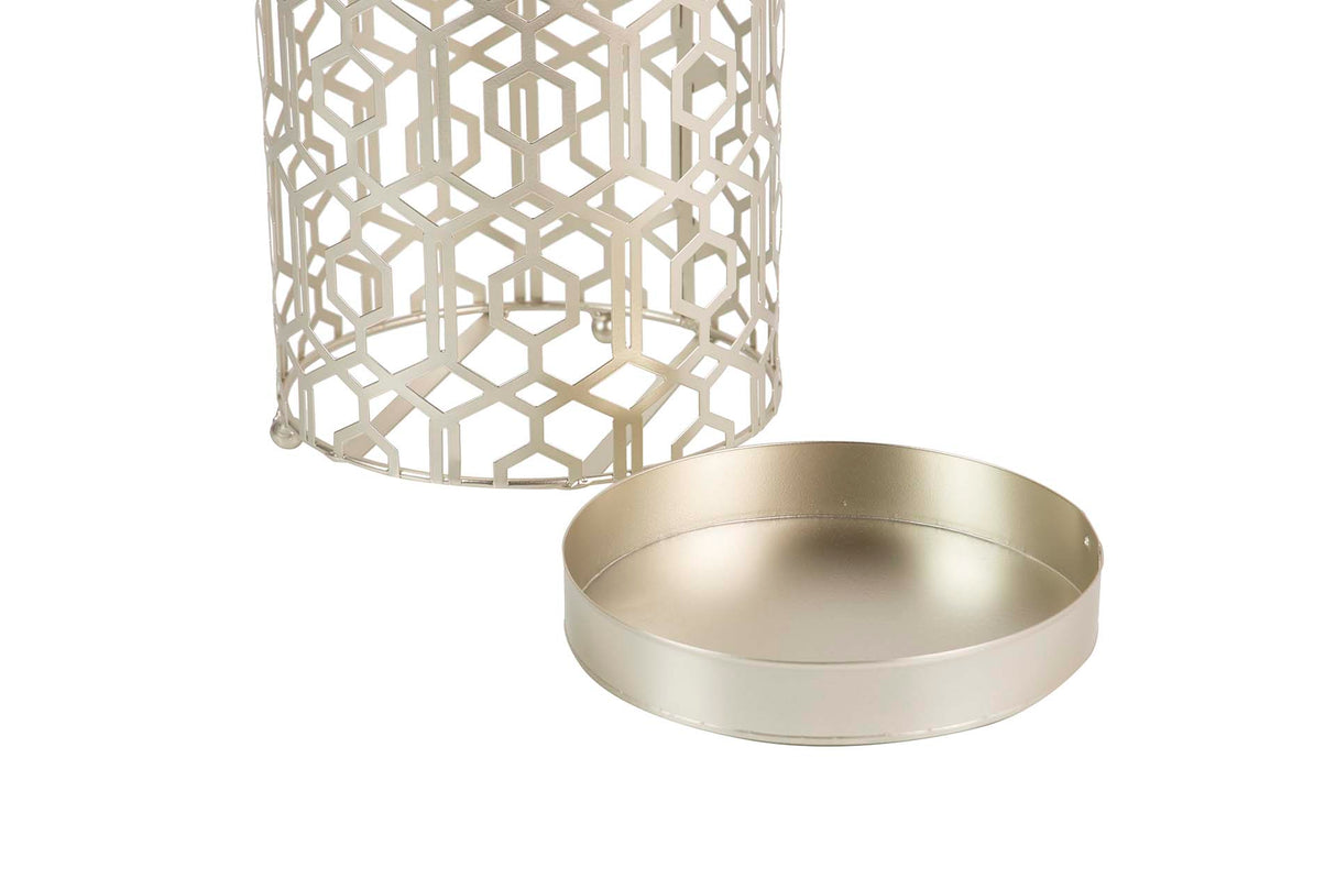 Metal Champagne Metal 24x24x48 cm