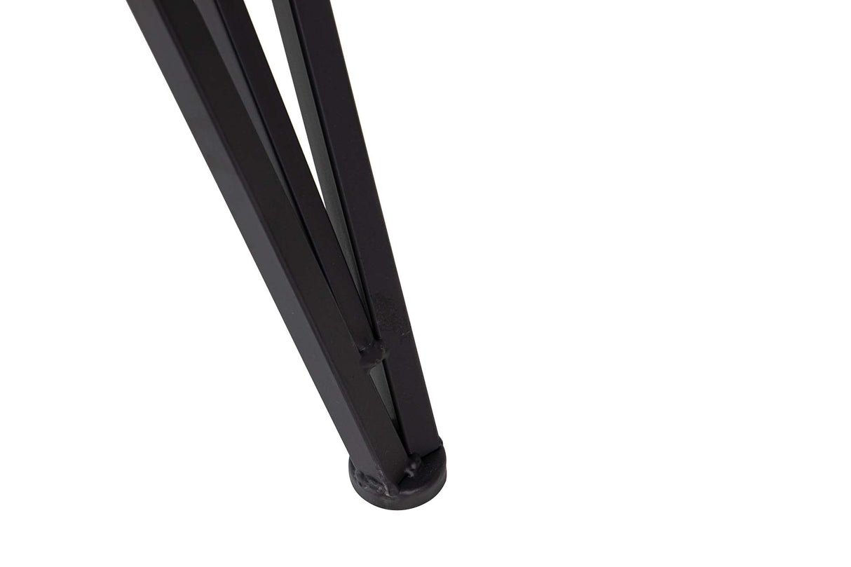 70x70x110 cm table de métal en marbre