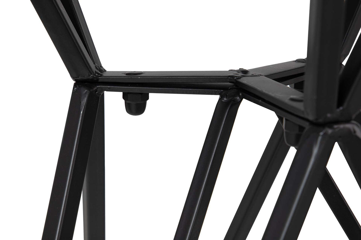 80x80x75 cm weißer Marmormetalltisch