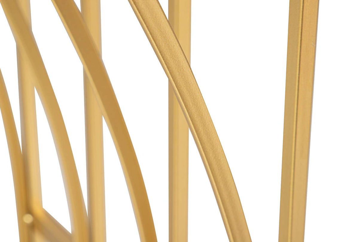 Console en métal en marbre blanc 104x30x79 cm