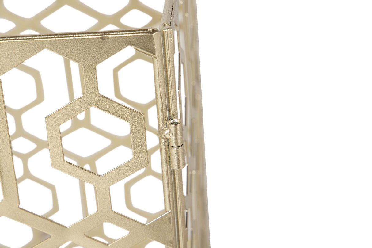 Metal Parager KD Champagne 25x25x49 cm