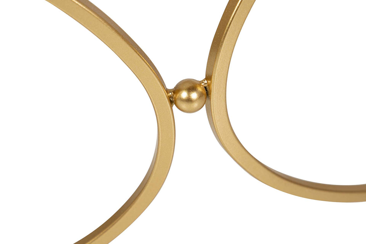 SET 2 MESAS METAL MARMOL 60x60x41 50x50x38 CM