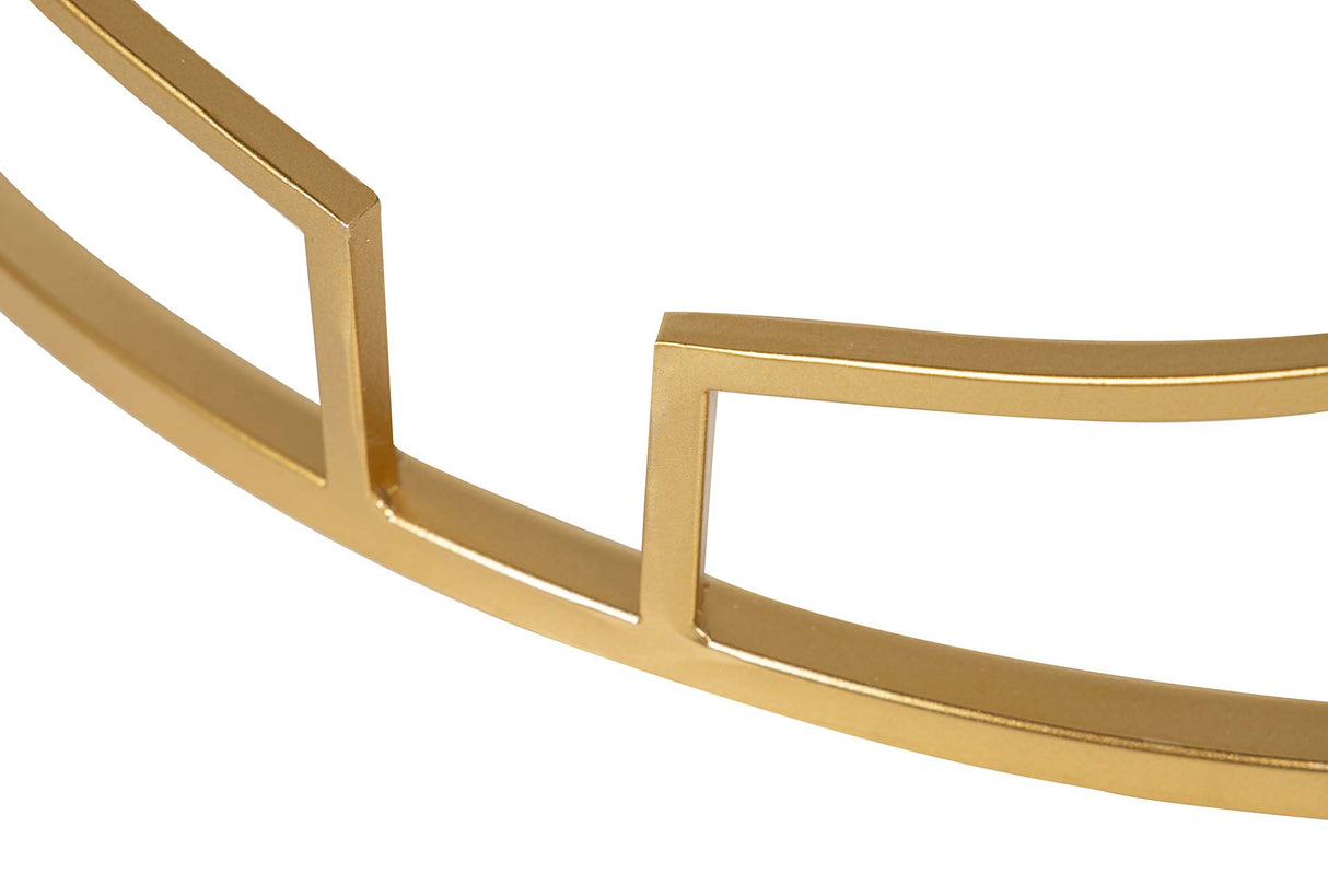 SET 2 MESAS METAL MARMOL 60x60x41 50x50x38 CM