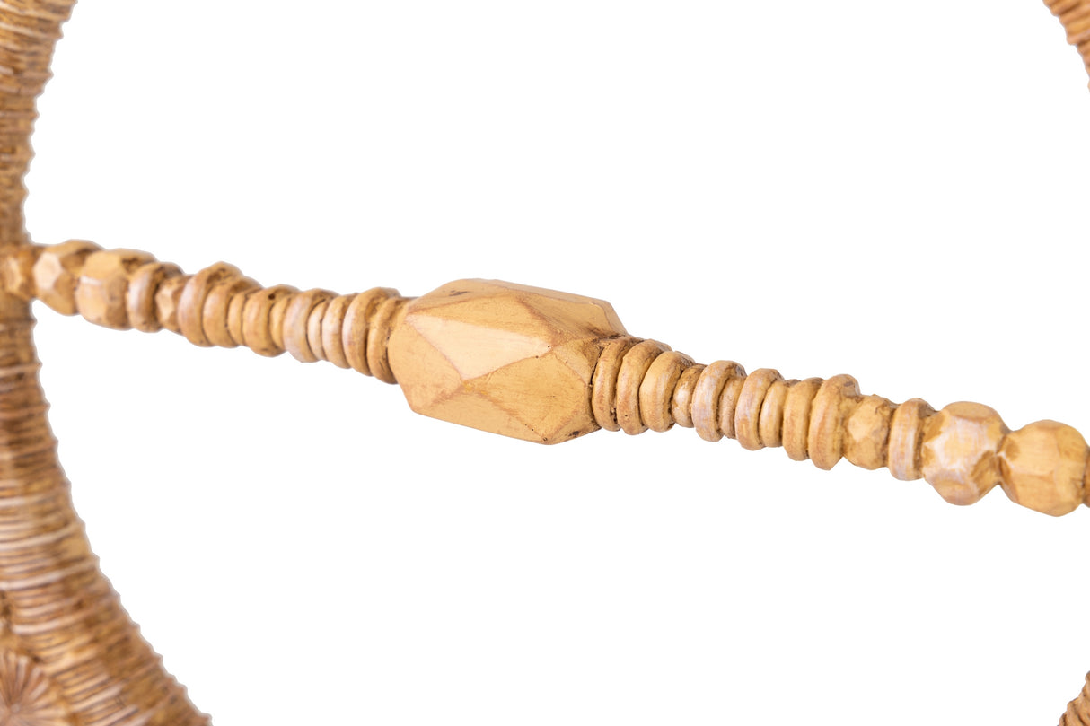 Decoração de resina de colarinho de figura 33x7x37 cm