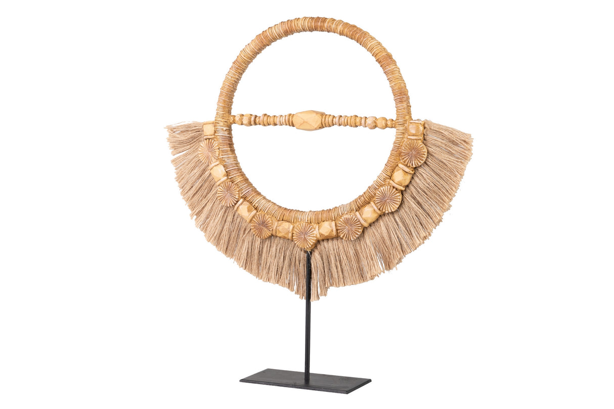 Decoração de resina de colarinho de figura 33x7x37 cm