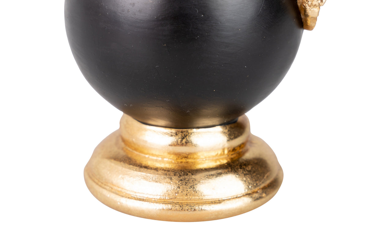 FIGURA TORTUGA BOLA DECORACION RESINA 10x8x15 CM