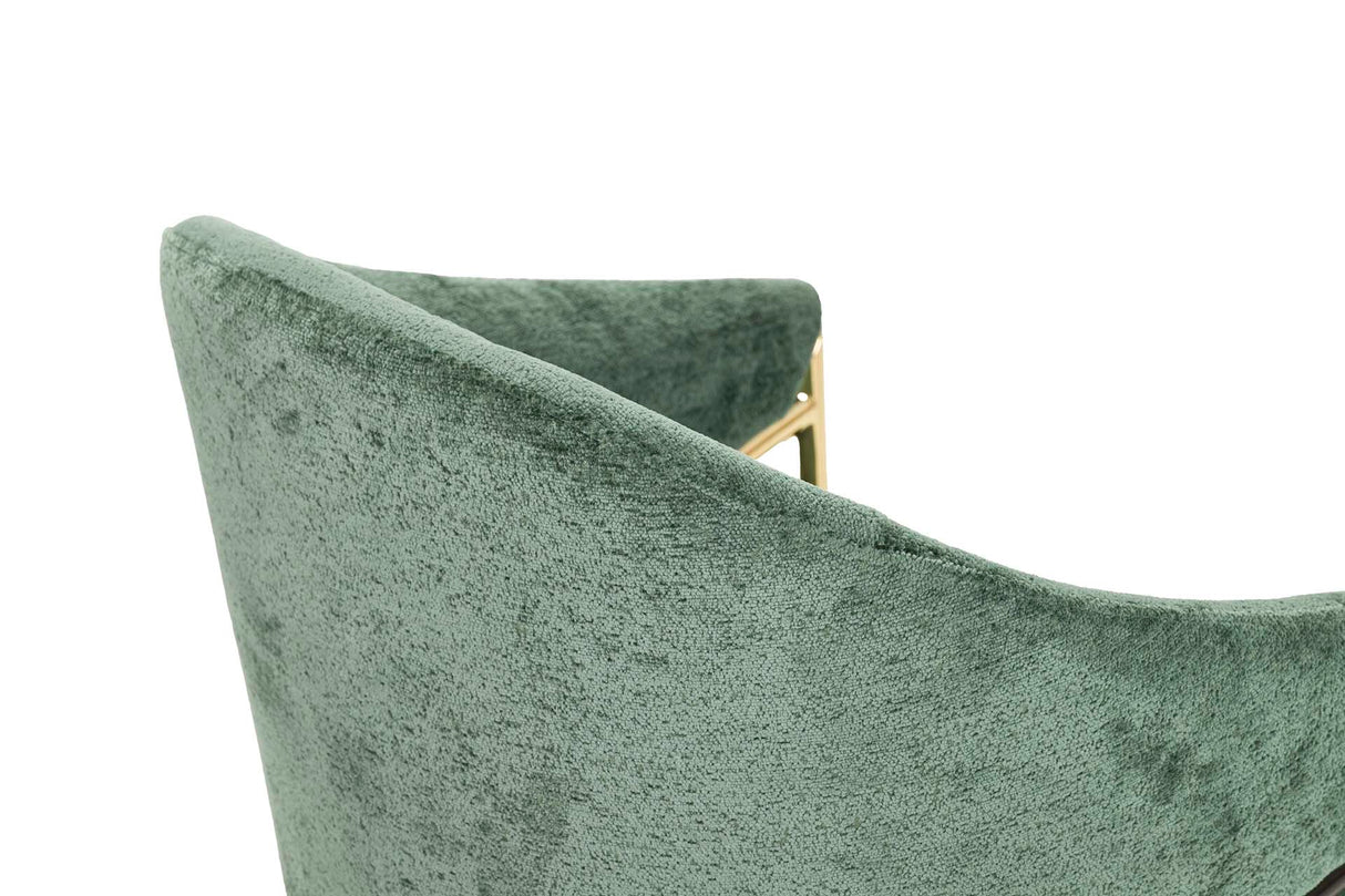 Cadeira têxtil preta de Atlanta 57x57x79 cm