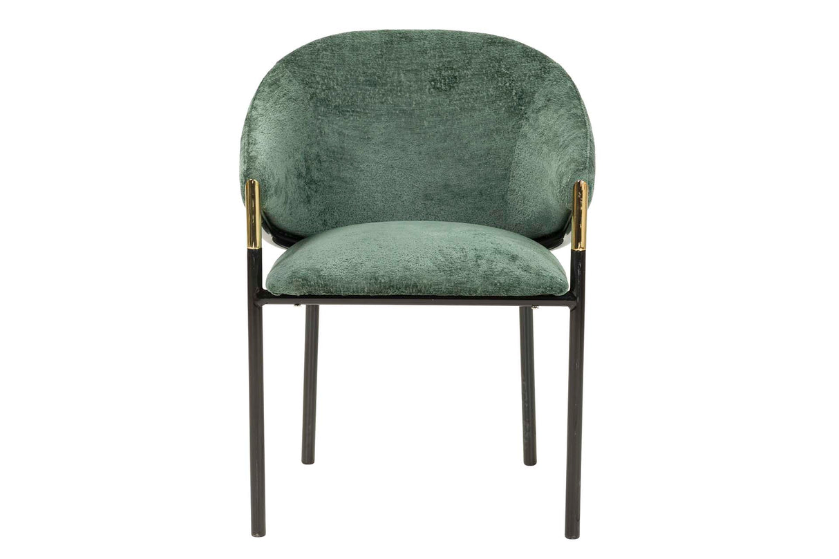 Cadeira têxtil preta de Atlanta 57x57x79 cm