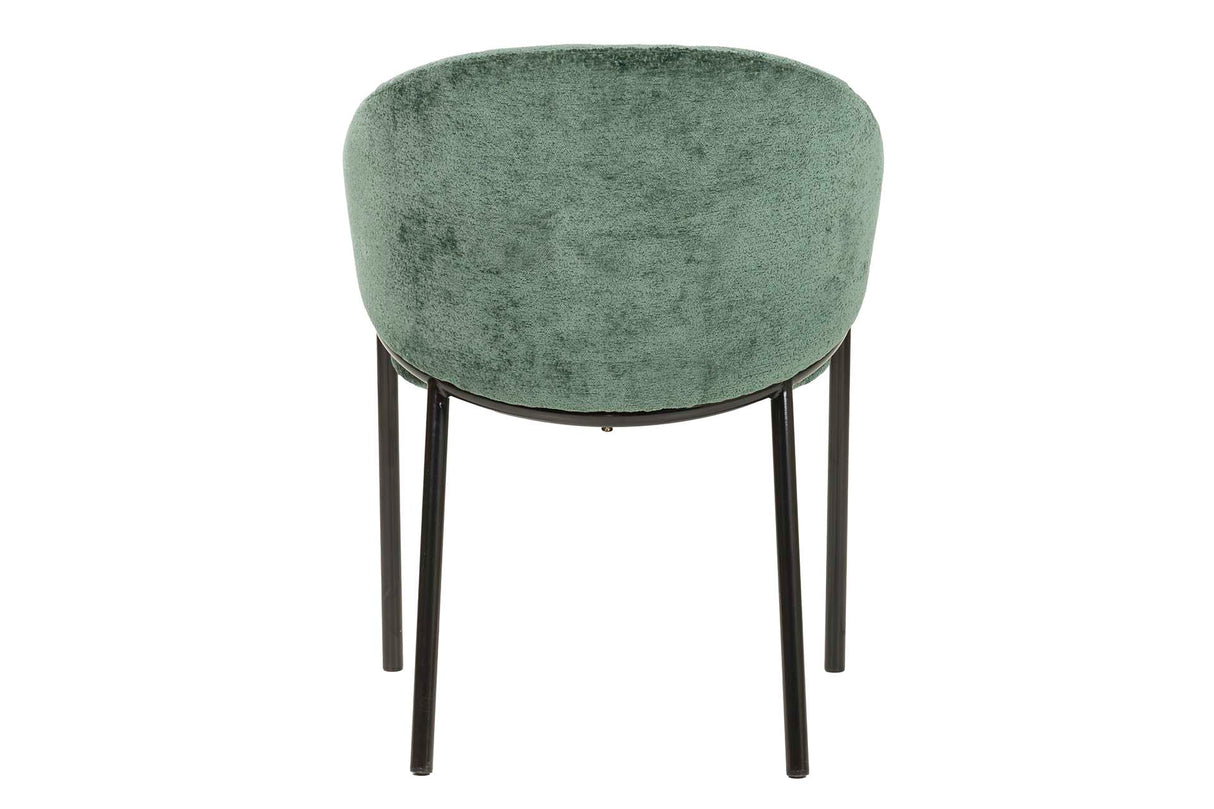 Cadeira têxtil preta de Atlanta 57x57x79 cm