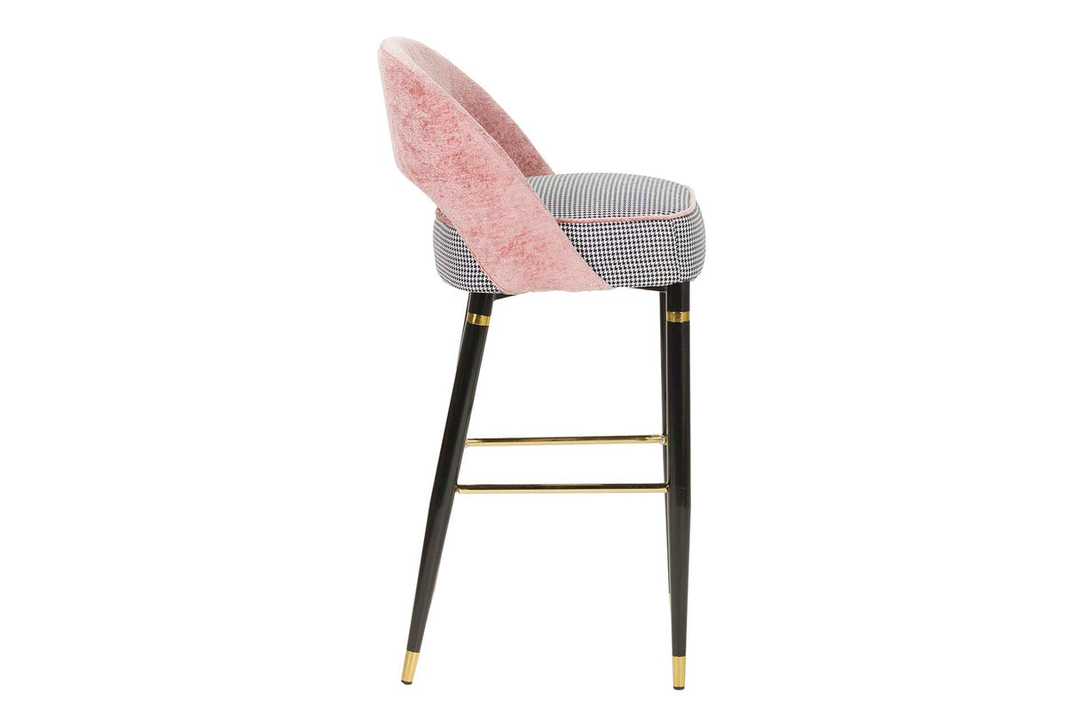 Houston Granrate Velvet Stool 51x53x102 cm