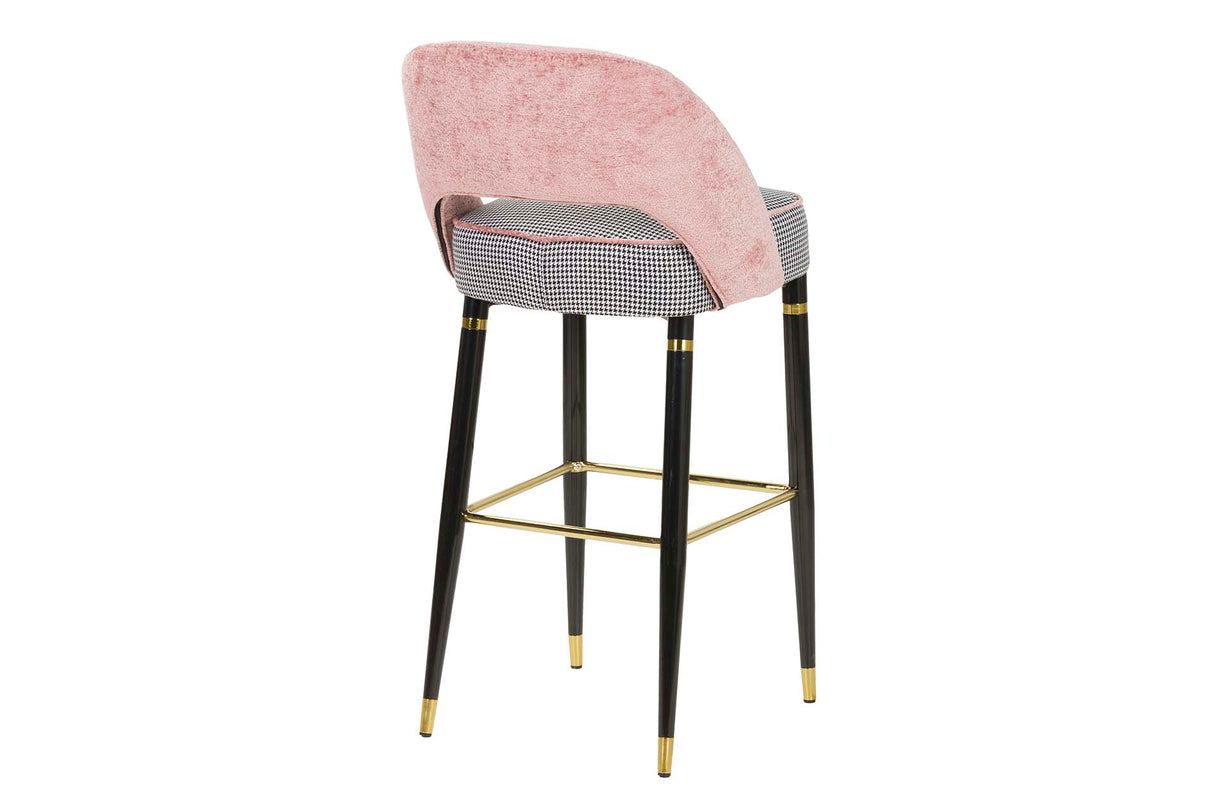 Houston Granrate Velvet Stool 51x53x102 cm