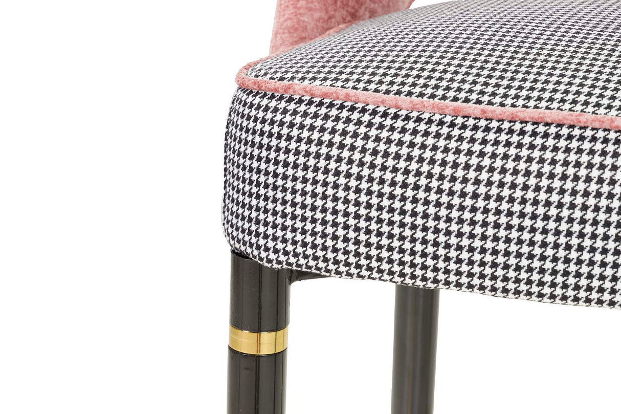 Houston Granrate Velvet Stool 51x53x102 cm