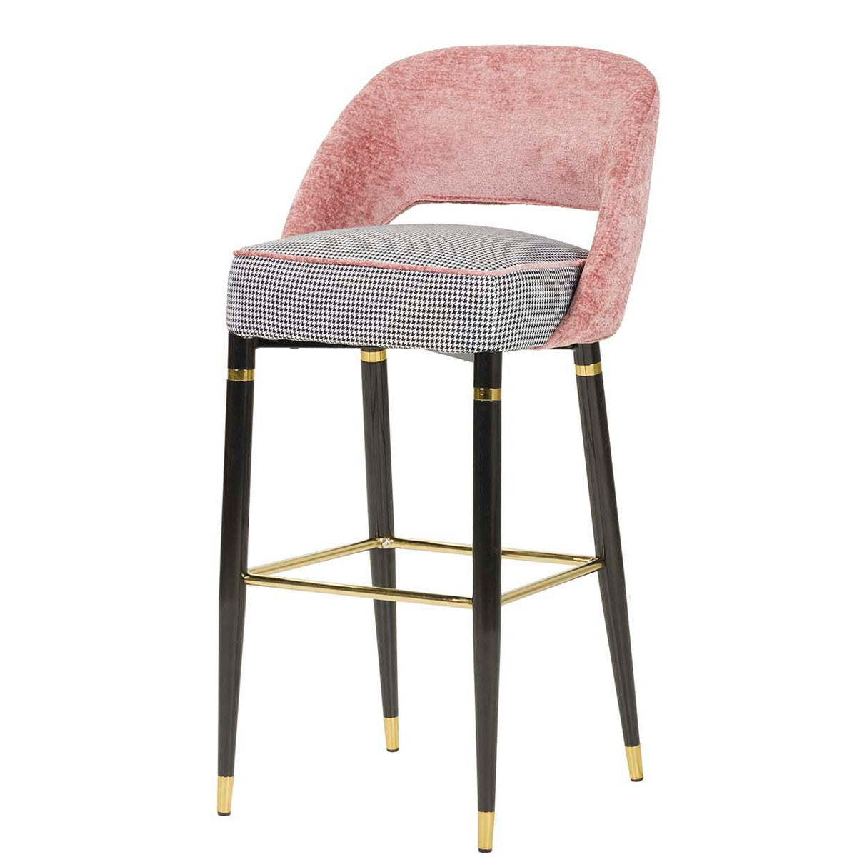 Houston Granrate Velvet Stool 51x53x102 cm