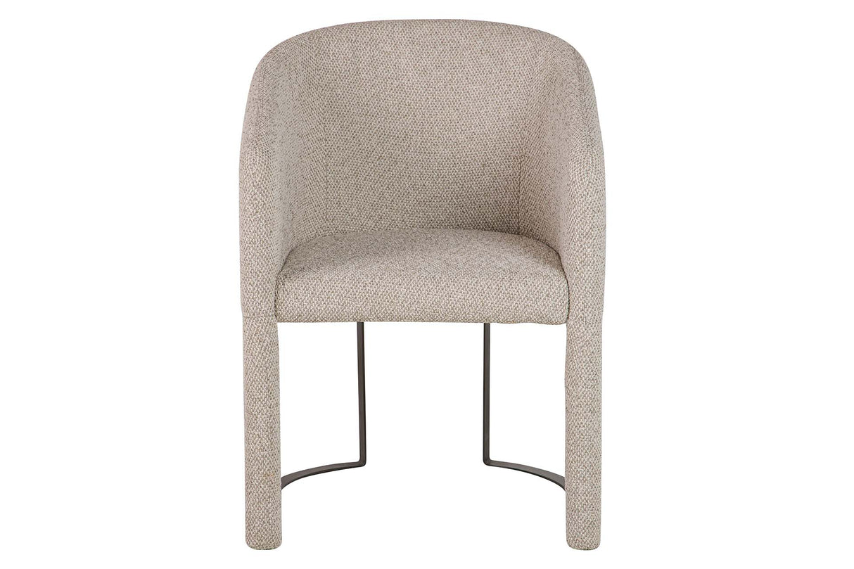 BUTACA CHENILLA METAL DORADO TACOMA 60x59x83 CM