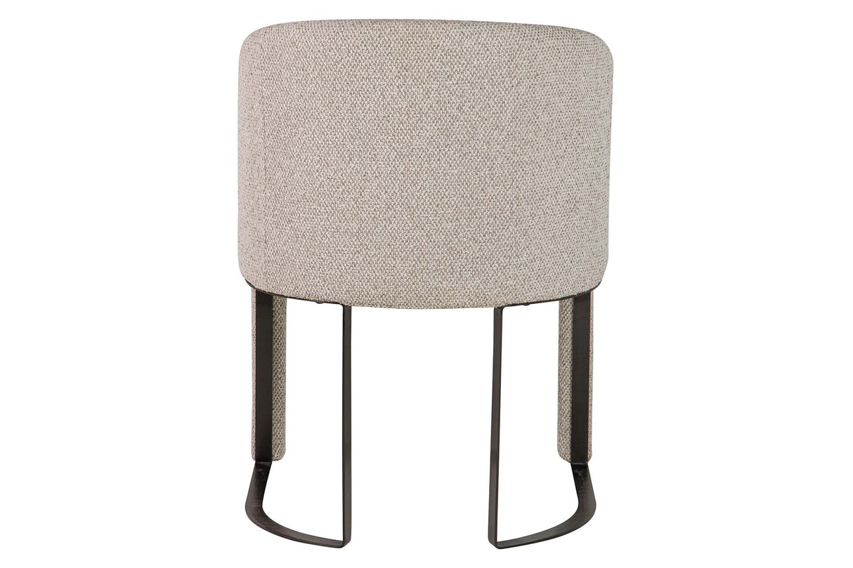 BUTACA CHENILLA METAL DORADO TACOMA 60x59x83 CM