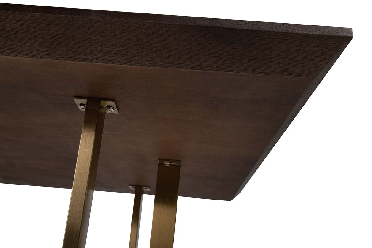 Table à manger Fresno en acier inoxydable Argos 240x100x77 cm