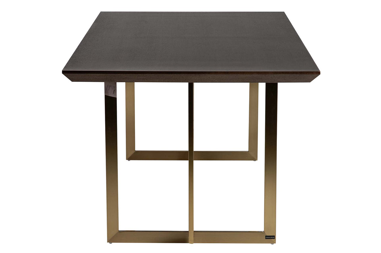 Table à manger Fresno en acier inoxydable Argos 240x100x77 cm