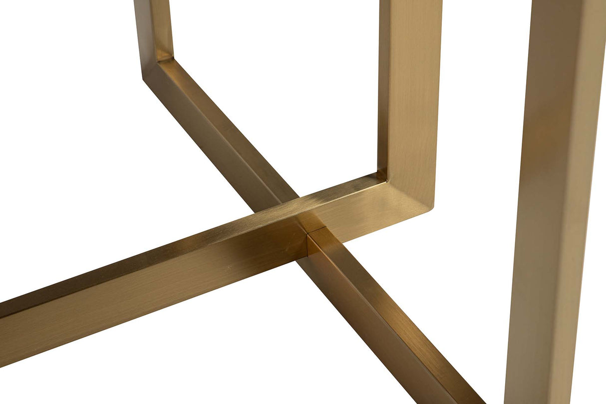 Table à manger Fresno en acier inoxydable Argos 240x100x77 cm