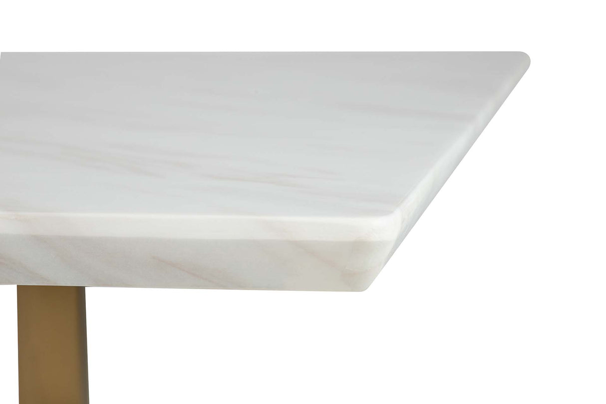 Table à manger marmol inoxydable thebes 220x100x76 cm