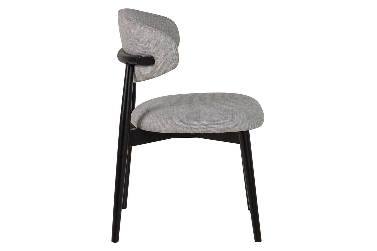 Polyester Stuhl Holz Eichenbeine 54x5 x 83 cm