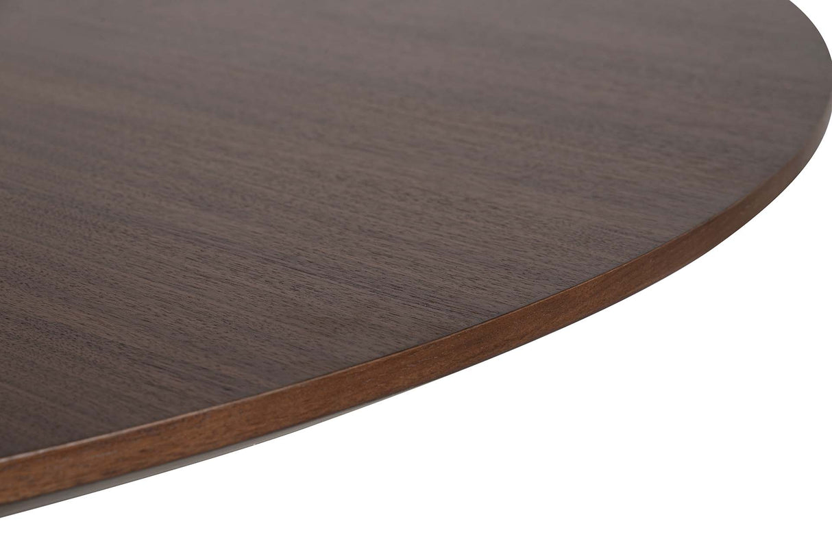 Table à manger en métal noir Surrey 150x150x75cm