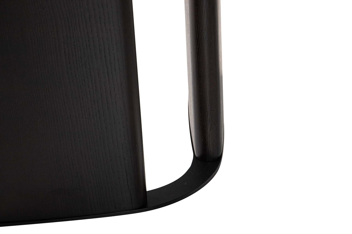 Tableau à manger en pierre de chêne en brûlure 180x90x76 cm