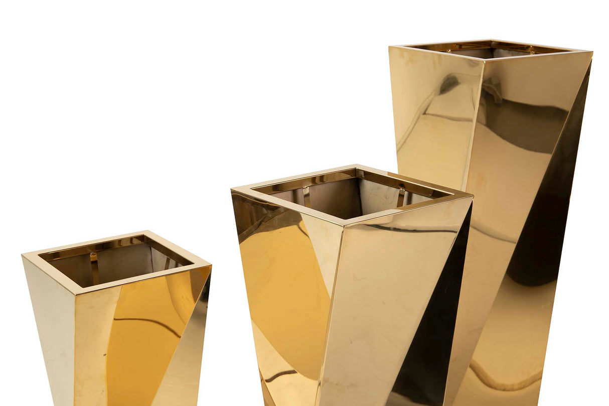 Définissez 3 Macéteros 36x36x110 33x33x90 30x30x70 cm