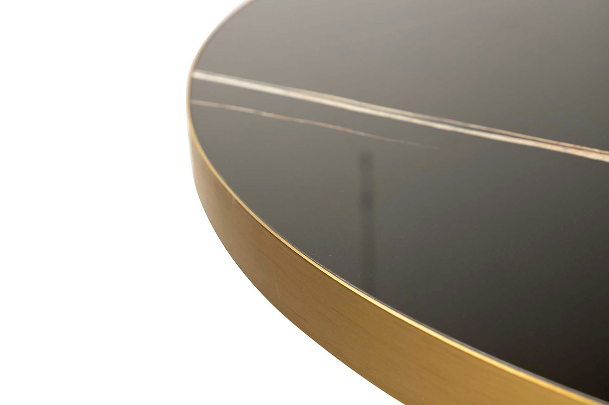 Mesa de jantar Inox. Lodi Stone 90x90x75 cm