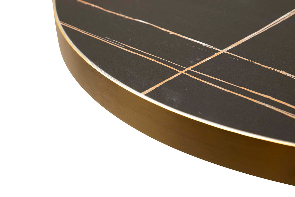 Table à en acier inoxydable Lodi 70x70x105 cm