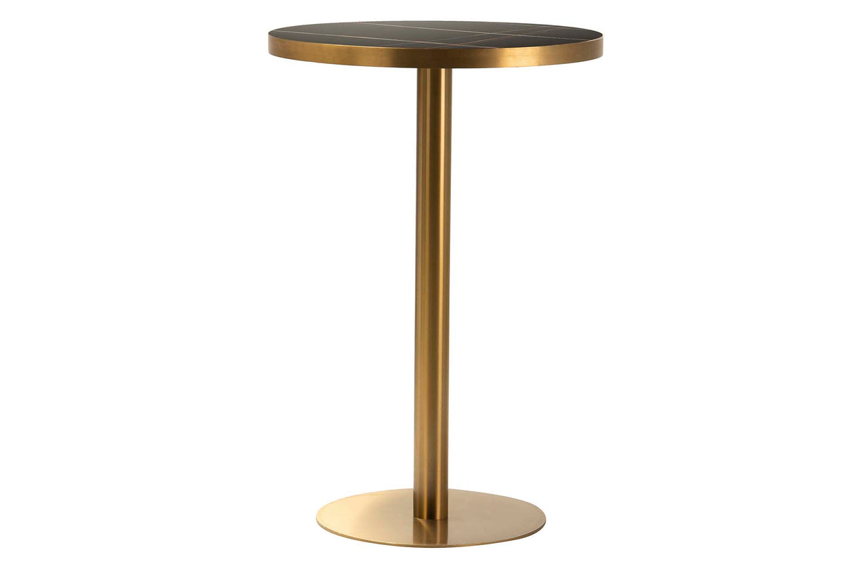 Table à en acier inoxydable Lodi 70x70x105 cm