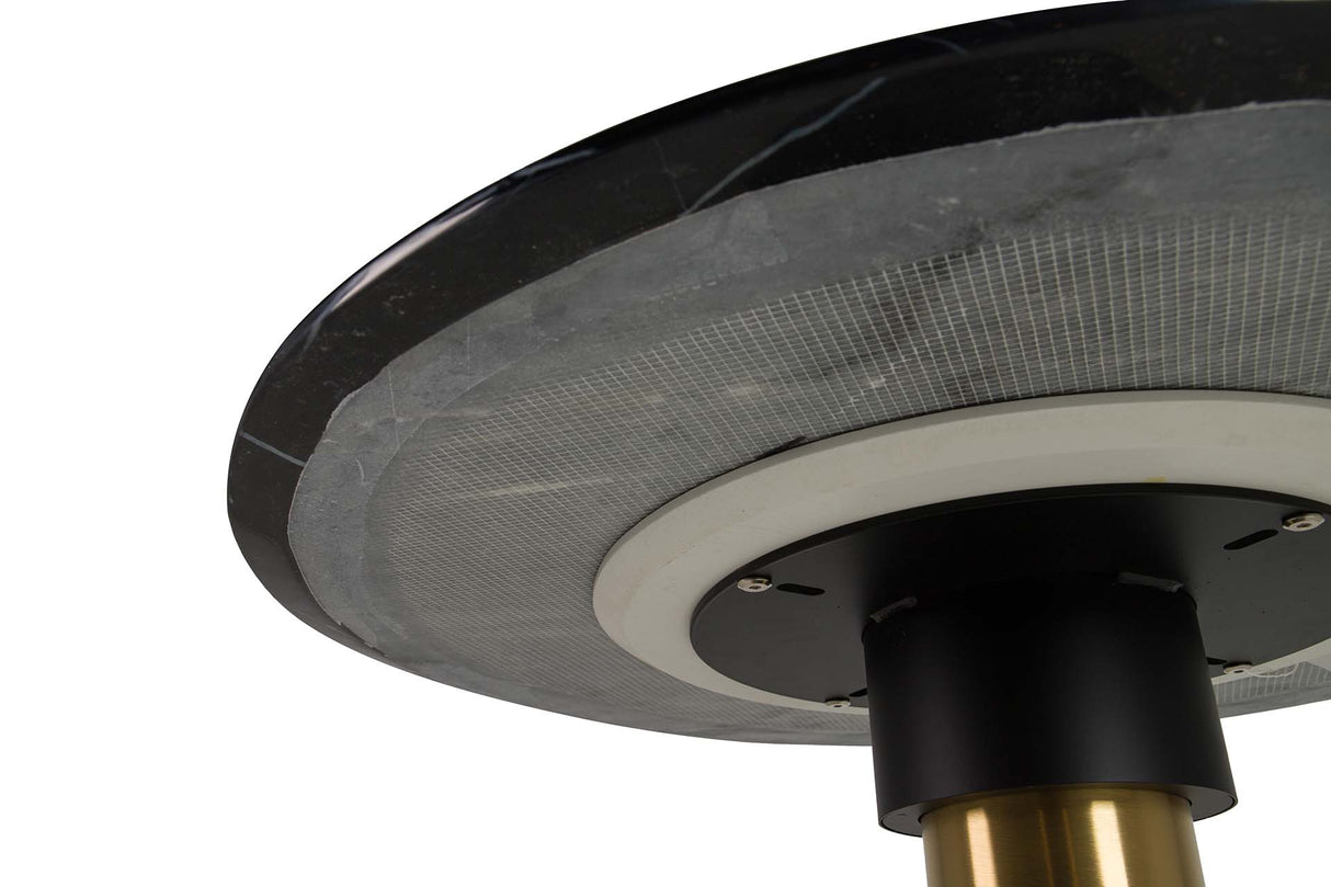 Table à manger en marbre synthétique ASUAN 80x80x75 cm