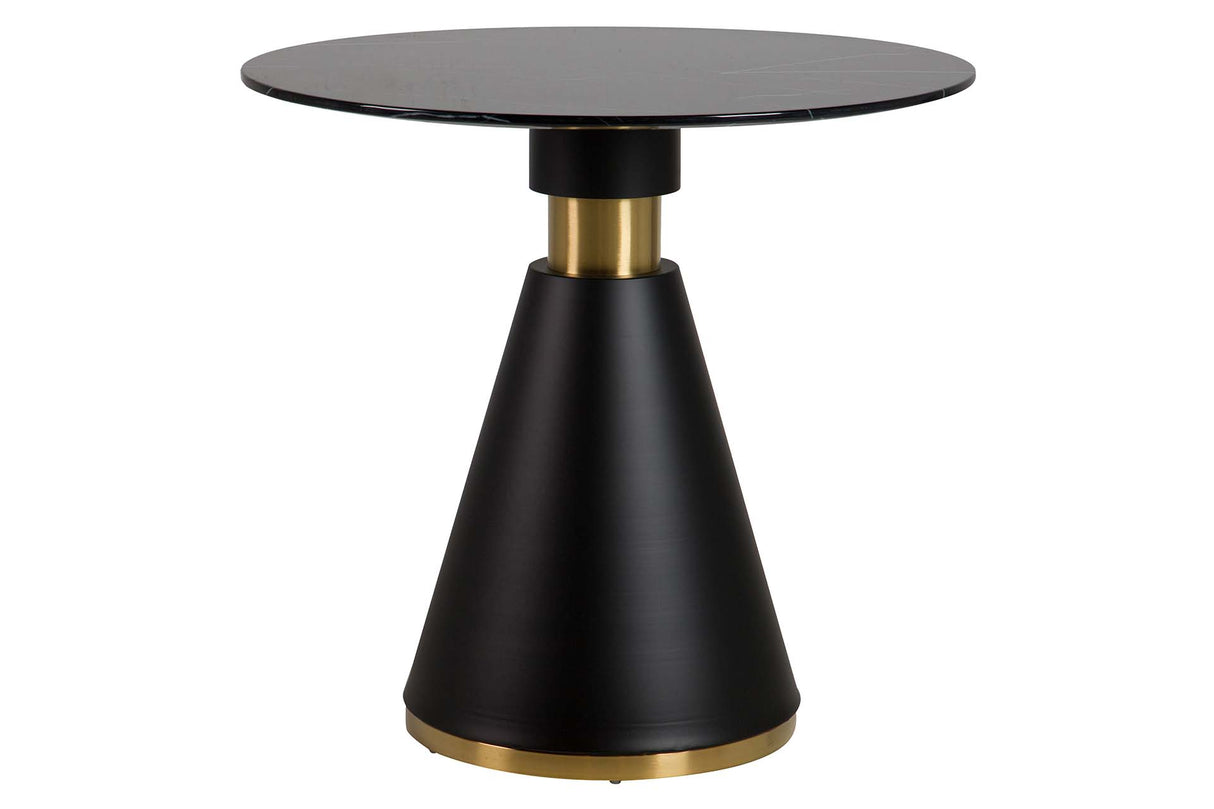 Table à manger en marbre synthétique ASUAN 80x80x75 cm