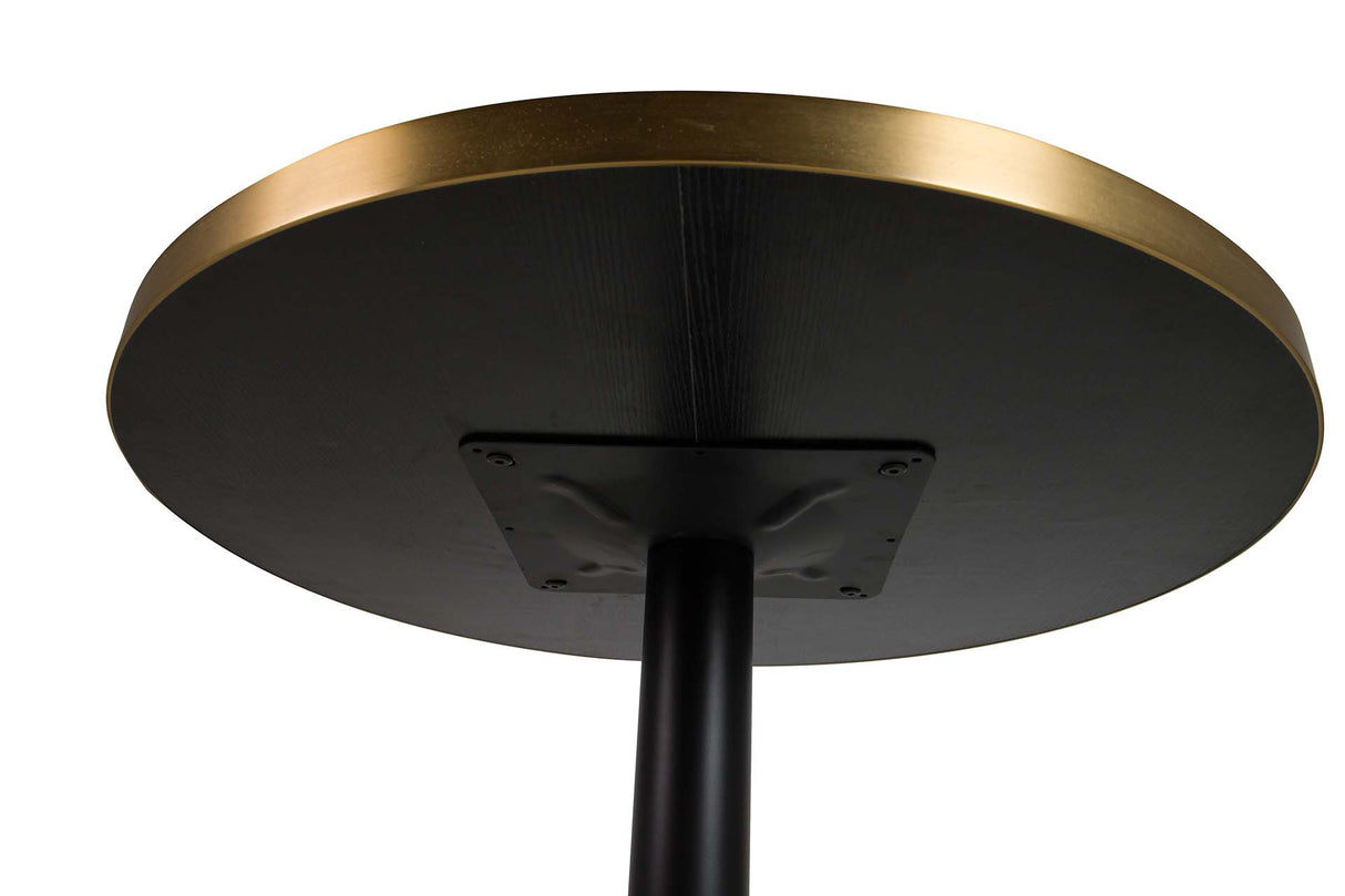 Table à manger en pierre en acier inoxydable Quena 80x80x75 cm