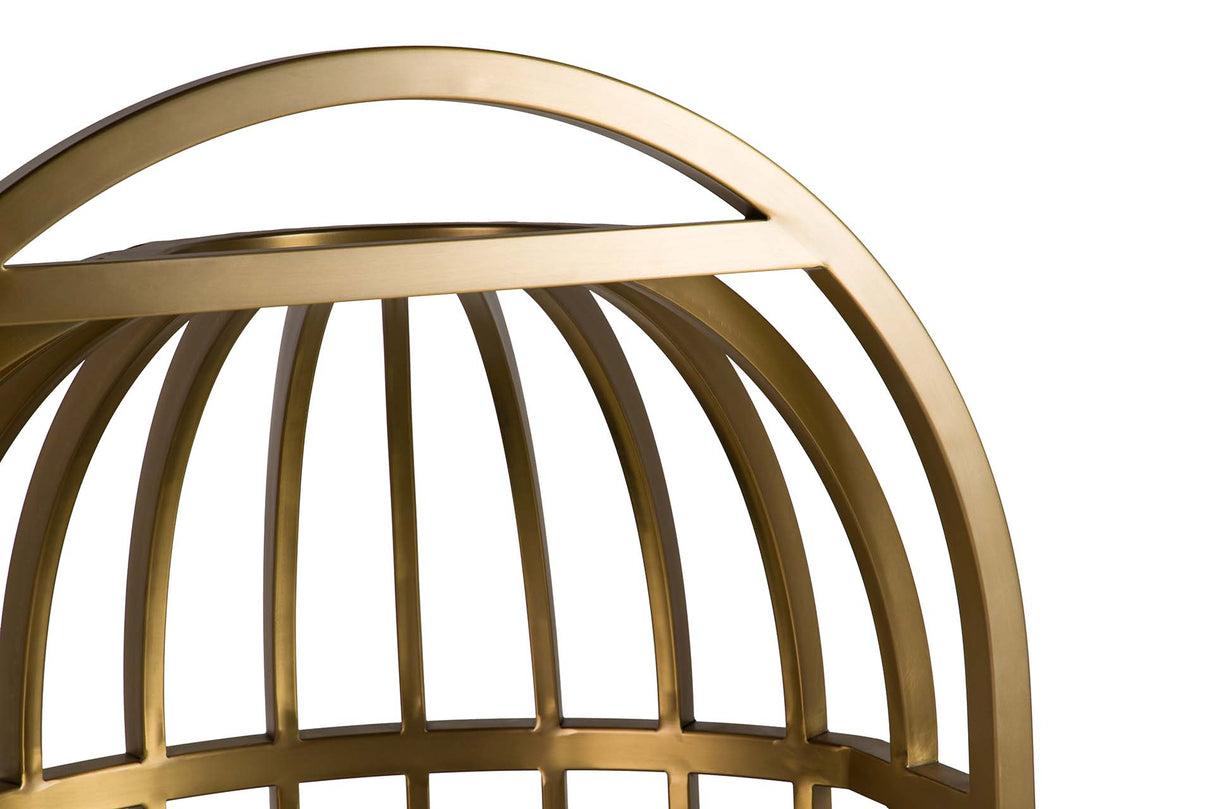 Samt Charleston Edelstahl Sessel 68x68x150 cm