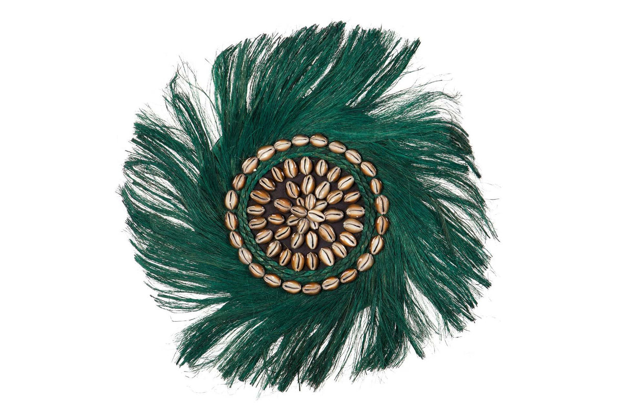 ADORNO PARED FIBRAS / CONCHAS BATU 60x4x60 CM