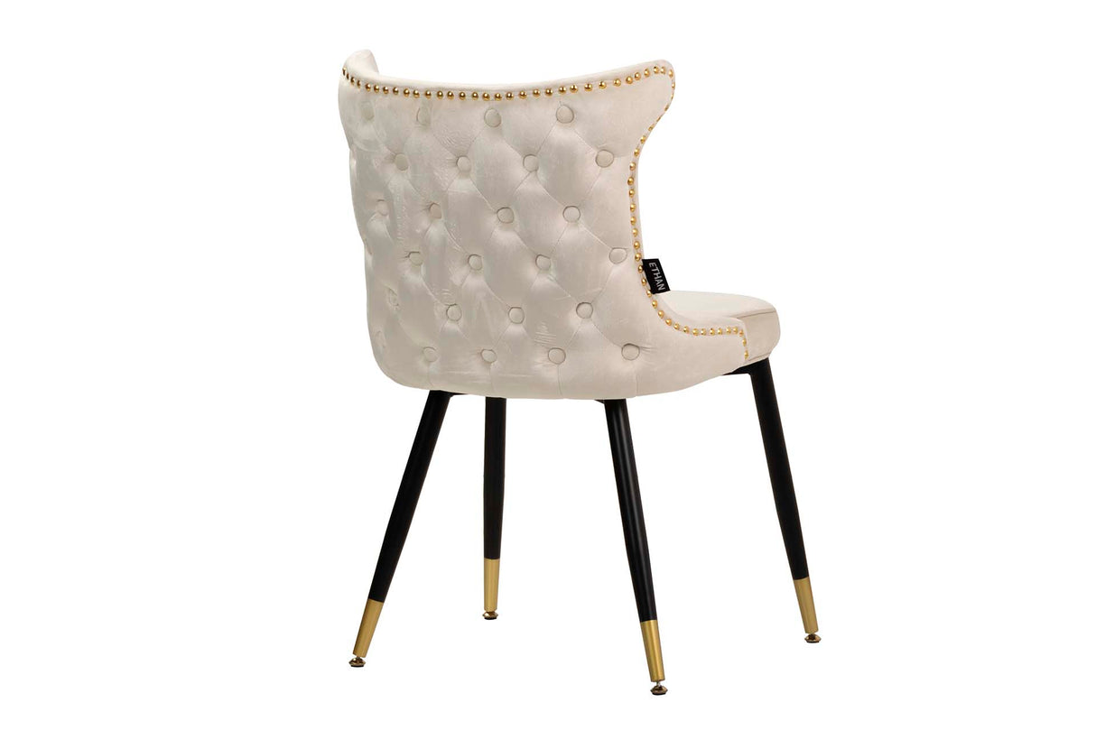 Velvet White Aspen 49x54x79 cm Studs