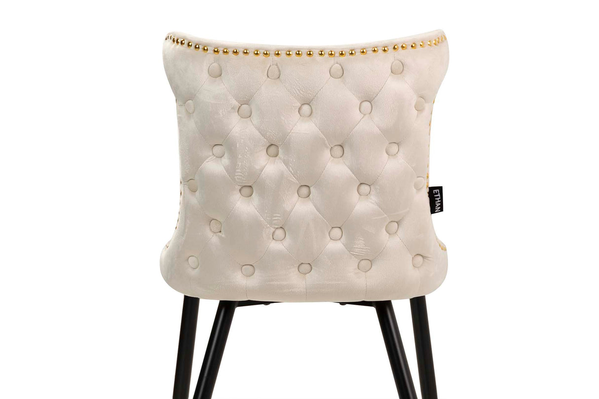 Velvet White Aspen 49x54x79 cm Studs