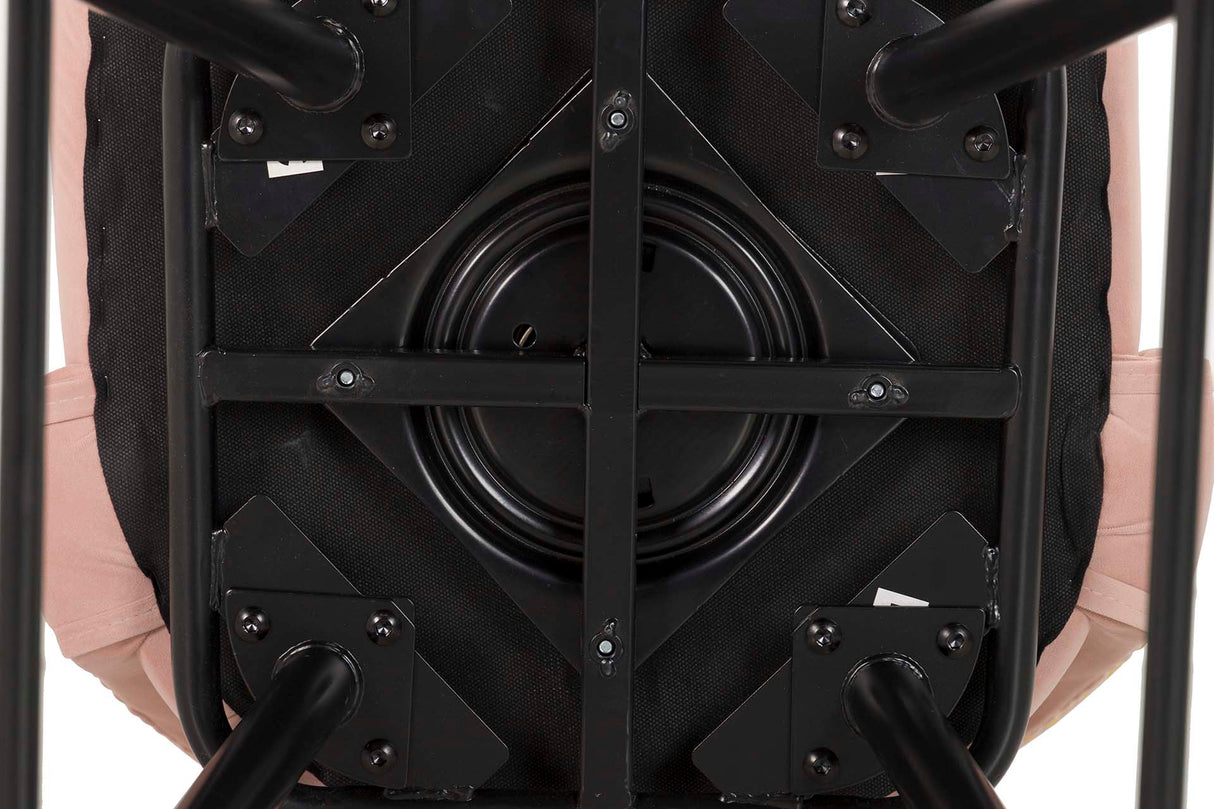 Velvet Rosa Harbor 46x53x105 cm Banco de barra