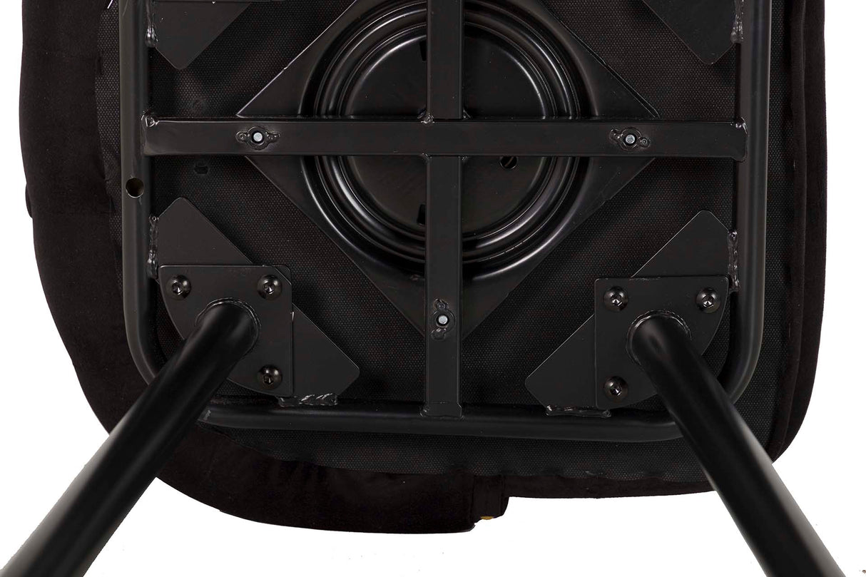 Clinton Black Bars 46x53x105 cm