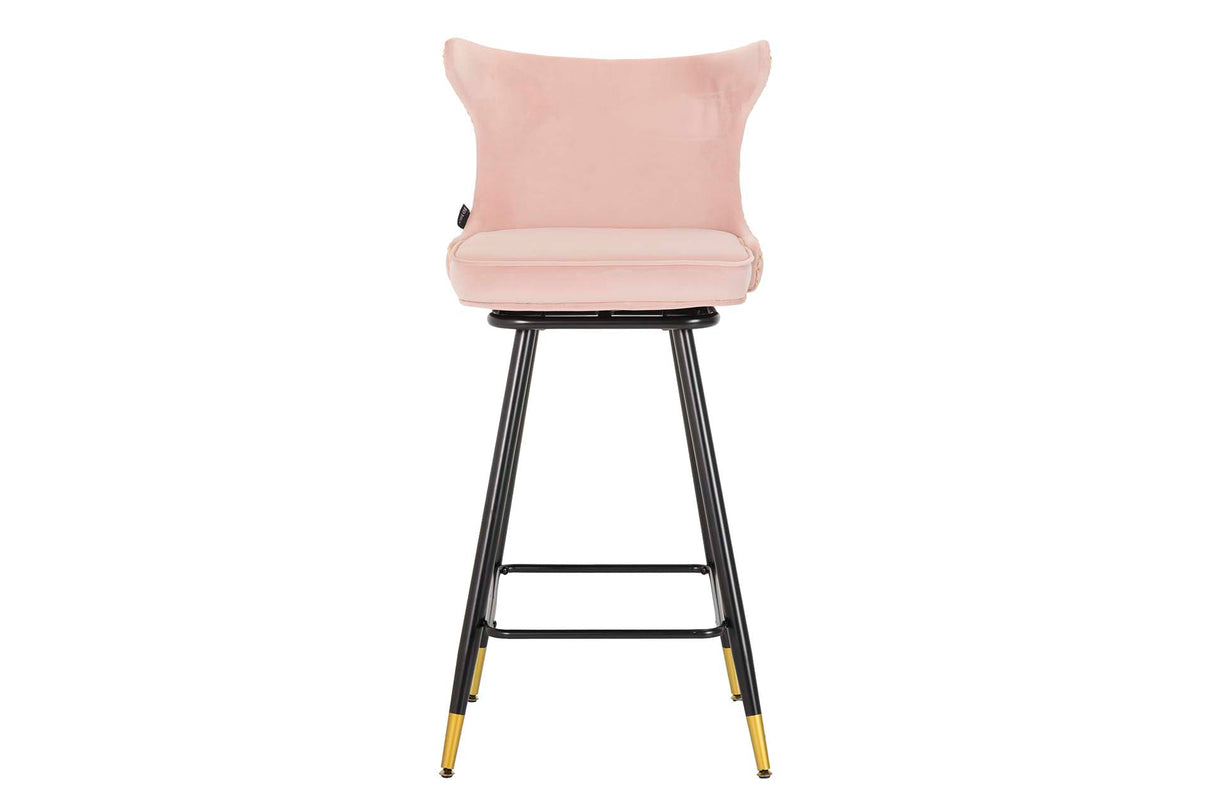 Velvet Rosa Clinton 46x53x105 cm Banco de barra