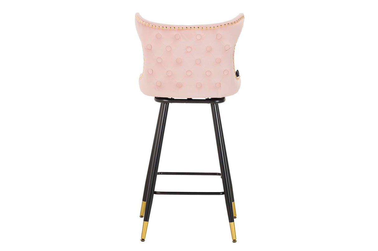 Velvet Rosa Clinton 46x53x105 cm Banco de barra