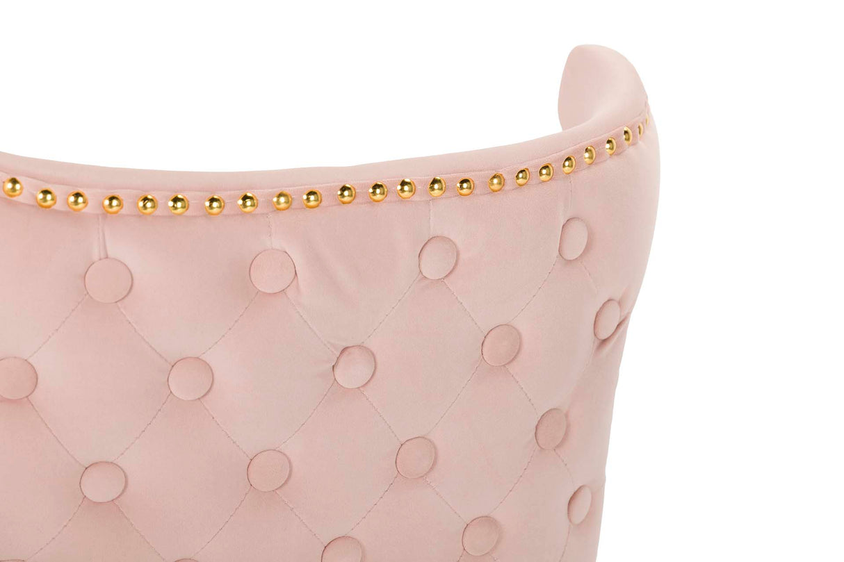 Velvet Rosa Clinton 46x53x105 cm Banco de barra