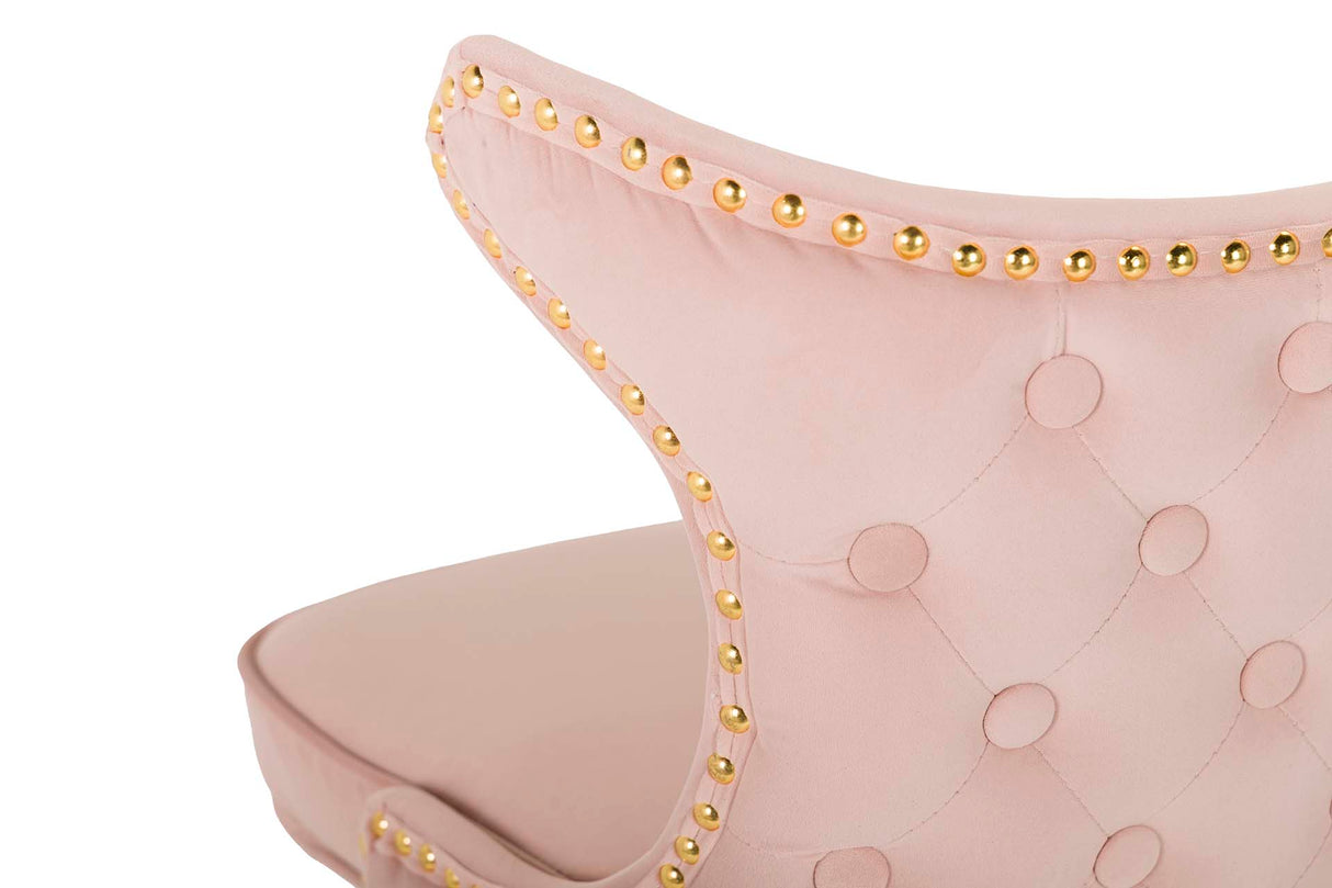 Velvet Rosa Clinton 46x53x105 cm Banco de barra