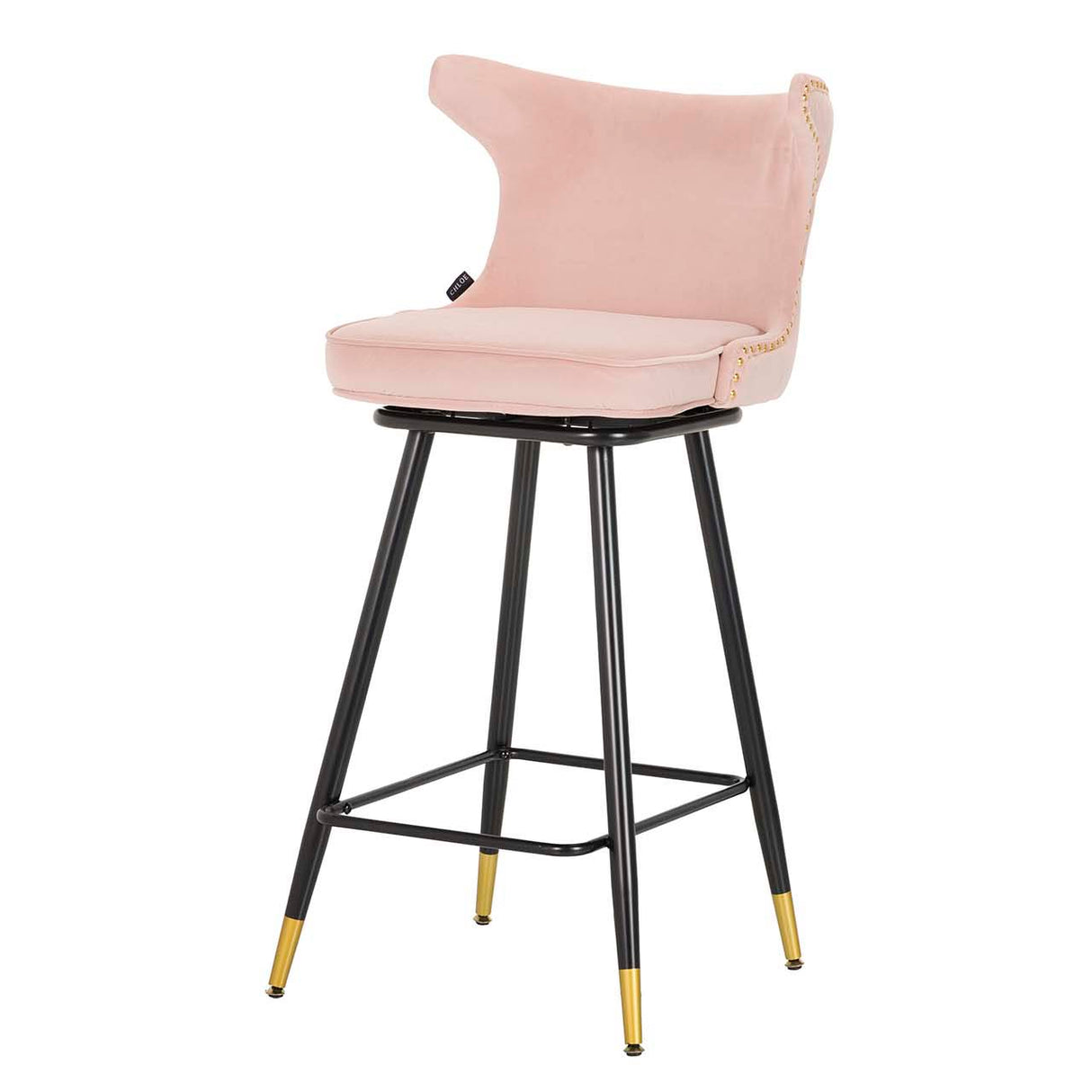 Velvet Rosa Clinton 46x53x105 cm Banco de barra