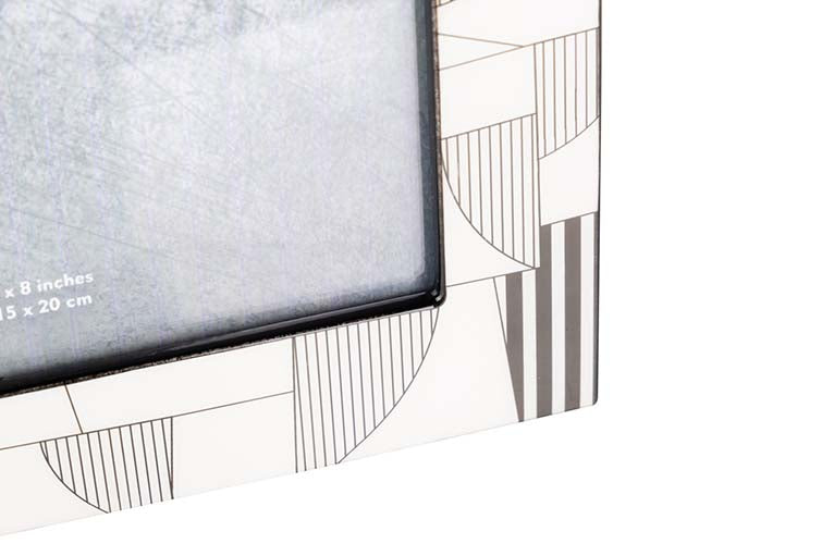 MDF White Grey Portfotos 15x20 cm