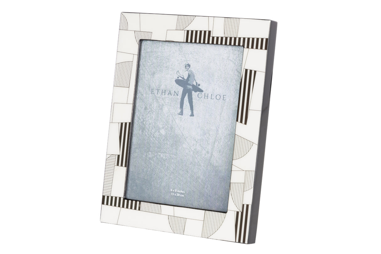 MDF White Grey Portfotos 15x20 cm