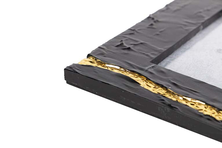 Porco de resina preta de Dorado 15x20 cm