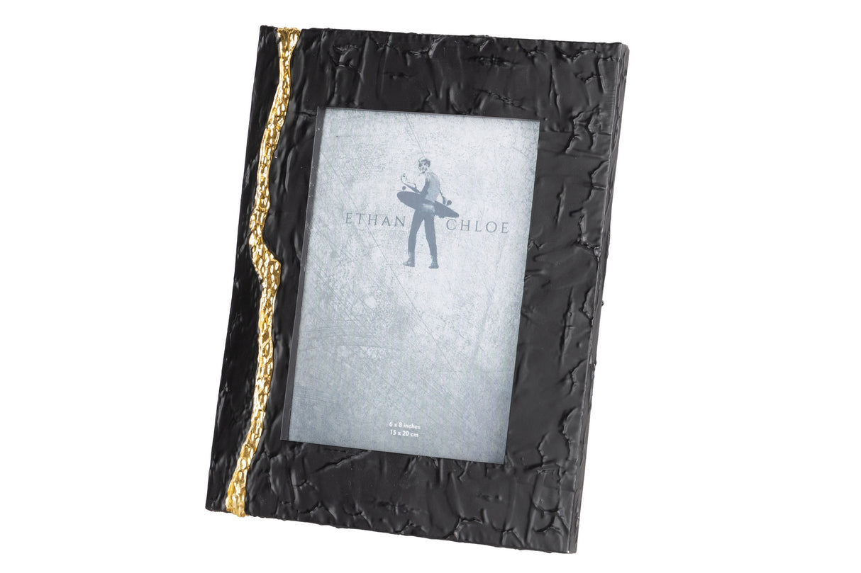 Porco de resina preta de Dorado 15x20 cm