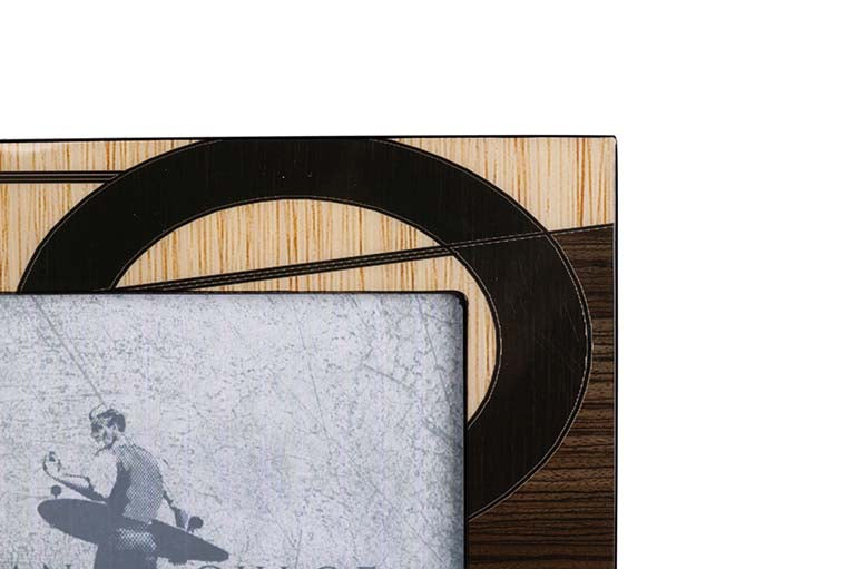 PORTAFOTOS MDF COLORES CIRCULO 15x20 CM